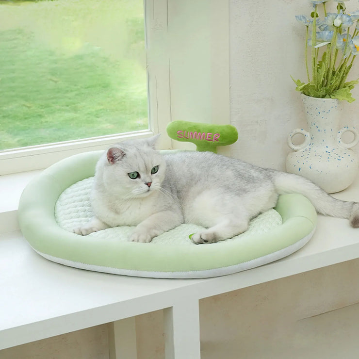 Pet Cooling Mat Anti Slip Comfortable Kitten Puppy Kennel Cushion Dog Sleeping Pad for Small and Medium Dogs Cats Pet Supplies - My Store