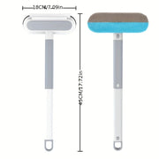 1pc Professional Multifunctional Window Cleaner and Pet Hair Remover with Squeegee and Cleaning Brush - My Store