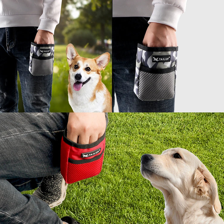 Pet Feed Pocket Dog Accessories For Dog Outdoor Training Snack Training Obedience Bag Pet Food Treat Bag Waist Pouch - My Store