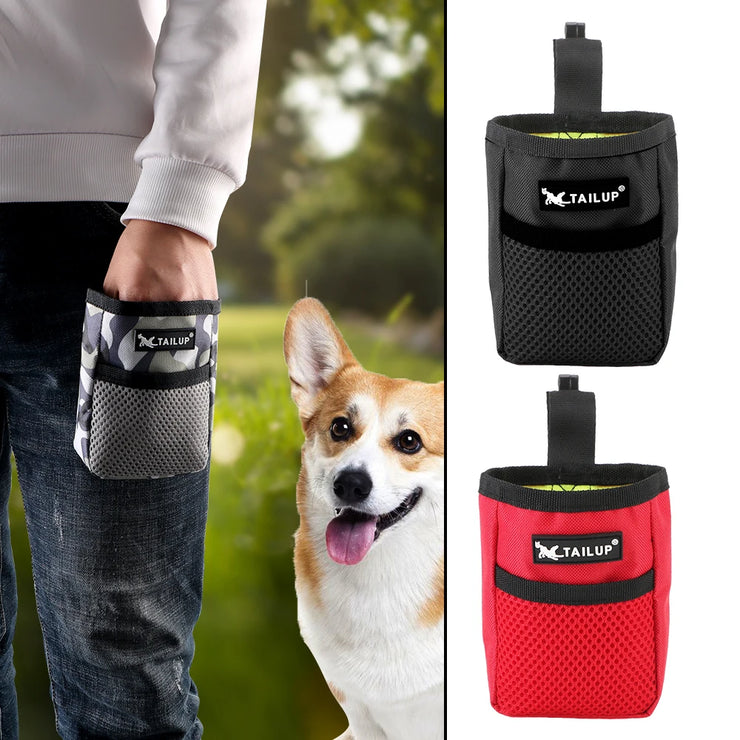 Pet Feed Pocket Dog Accessories For Dog Outdoor Training Snack Training Obedience Bag Pet Food Treat Bag Waist Pouch - My Store