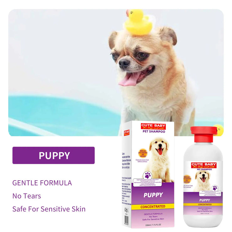 228ml PET Cleaning High Quality Safe Pet Dog Shampoo Body Wash Tender Skin Odor Removing Cleansing Petcleaning for Dogs Cats - My Store