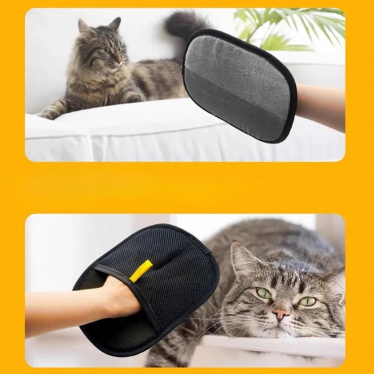 Pet Grooming Gloves Pet Hair Remover Brush Kitten Cleaning Glove Removing Dog Cat Hair From Sofa Carpet Clothes Pet Supplies﻿ ﻿ - My Store