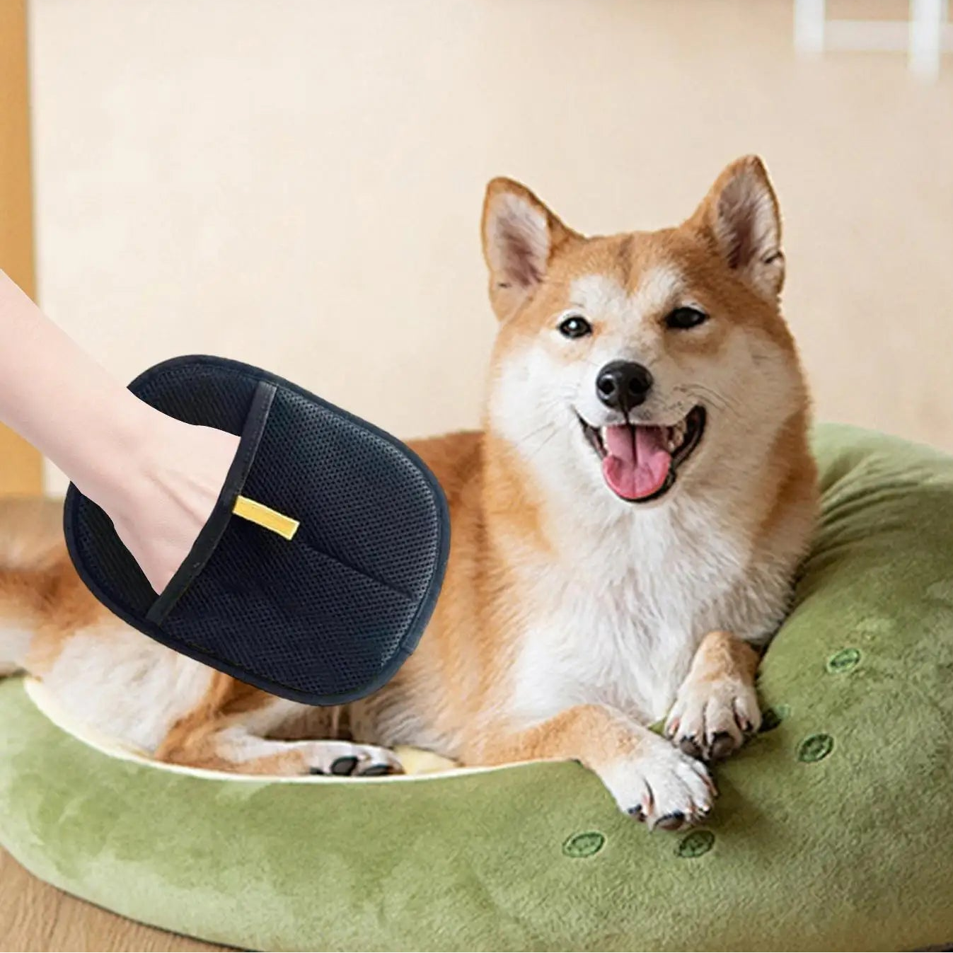 Pet Grooming Gloves Static Removal Gloves Pet Hair Double-Sided Pet Gloves for Washing Deshedding Grooming Versatile Pet Gloves - My Store