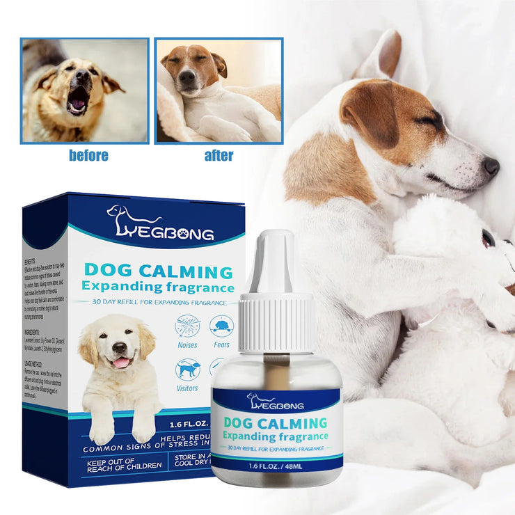 Pet Calming Liquid Dog Emotions Relief Noise Reduction Train Anti Anxiety Fighting Calming Diffuser Manage Cat Calm down Fluid - My Store