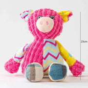 Pet Plush Toy Cat Dog Puzzle Toy Cute Animals Bite Resistant Interactive Squeaky Pet Dog Teeth Cleaning Chew Toy Pet Supplies - My Store