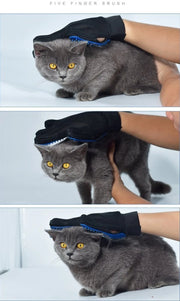 1pc Pet Cat and Dog Grooming Cleaning Brush Gloves, Depilatory Gloves, Animal Bathing, Dog Comb Effective Removal Back Massage - My Store