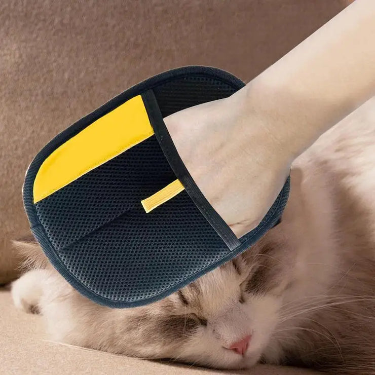 Pet Grooming Gloves Cat Hair Removal Bath Brush Bath Deshedding Cleaning Tool Massage Glove for Dogs Animal - My Store