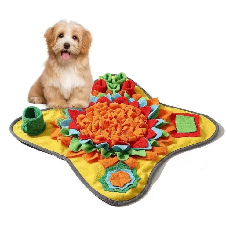 Pet Sniffing Training Mat Dogs Cats Educational Stress Relief Bite Resistant Slow Food Mat Pets Eco-friendly Training Blanket - My Store