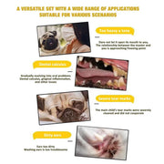 Pet Disposable Cleaning Wipes Dog Teeth Cleaning Finger Wipes Cat Ear and Eye Beauty Wipes Cat Hygiene and Beauty Products 50pcs - My Store