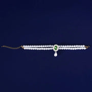 Pet Accessories Double Layer Pearl Pet Necklace Sweet Flower Pendant Cat Neck Chain Adjustable Pet Pearl Collar For Cats Puppy - My Store