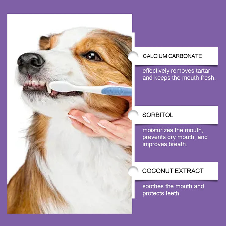 Probiotic Toothpaste for Pets:Eliminates Plaque,Freshens Breath,Gentle Teeth Cleaning&Oral Care,Shared by All Household Pets - My Store