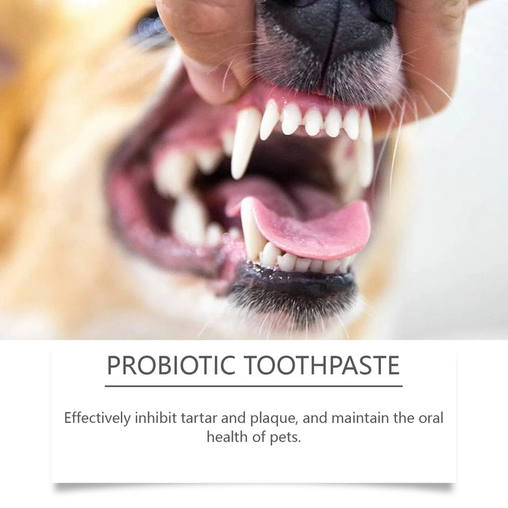 Probiotic Toothpaste for Pets:Eliminates Plaque,Freshens Breath,Gentle Teeth Cleaning&Oral Care,Shared by All Household Pets - My Store