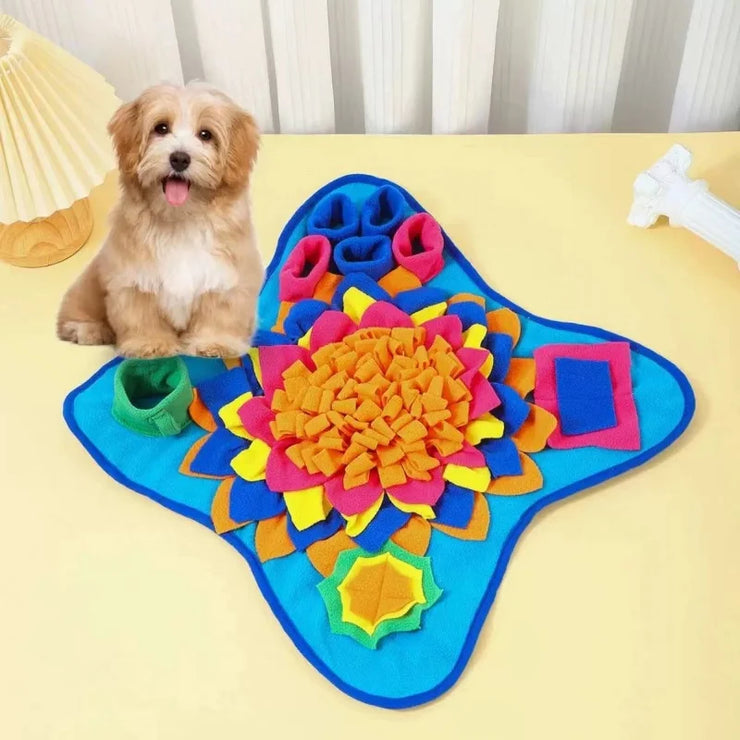 Pet Sniffing Training Mat Dogs Cats Educational Stress Relief Bite Resistant Slow Food Mat Pets Eco-friendly Training Blanket - My Store