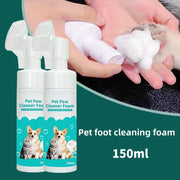 150 Ml Pet Dog Paw Cleaning Foam Convenient Cat and Dog Foot Cleaning Detergent Pet Care Easy Cleaning Pet Supplies - My Store