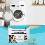 Washing Machine Cleaner for Pet Owners Eliminating Pet Odors Remove Pet Hair Cleaning Washing Machine Slots Cleaning Agent 12PCS - My Store