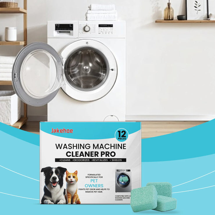 Washing Machine Cleaner for Pet Owners Eliminating Pet Odors Remove Pet Hair Cleaning Washing Machine Slots Cleaning Agent 12PCS - My Store