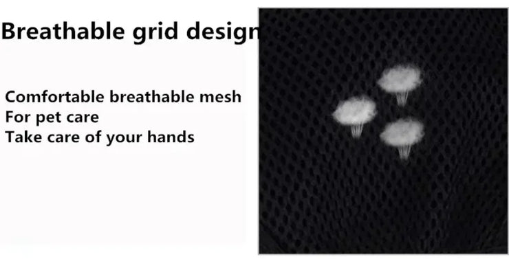 1pc Pet Cat and Dog Grooming Cleaning Brush Gloves, Depilatory Gloves, Animal Bathing, Dog Comb Effective Removal Back Massage - My Store