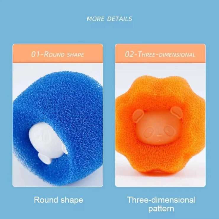 Pet Hair Remover for Washing Machine Reusable Cats Dogs Fur Sticker Hair Brush Lint Dust Collector Dryer Cleaning Laundry Tools - My Store