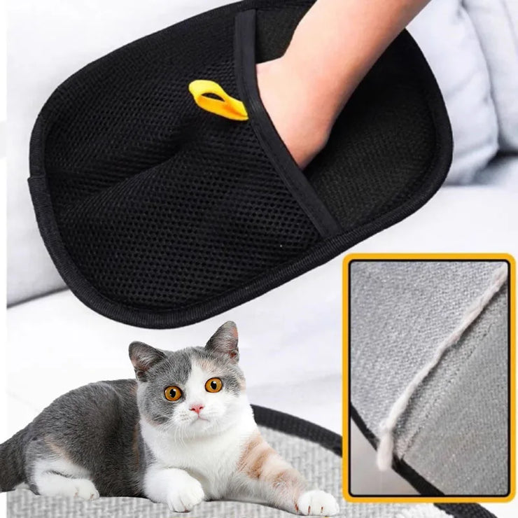 Pet Grooming Gloves Pet Hair Remover Brush Kitten Cleaning Glove Removing Dog Cat Hair From Sofa Carpet Clothes Pet Supplies﻿ ﻿ - My Store