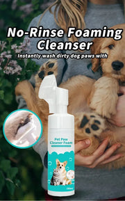 150 Ml Pet Dog Paw Cleaning Foam Convenient Cat and Dog Foot Cleaning Detergent Pet Care Easy Cleaning Pet Supplies - My Store