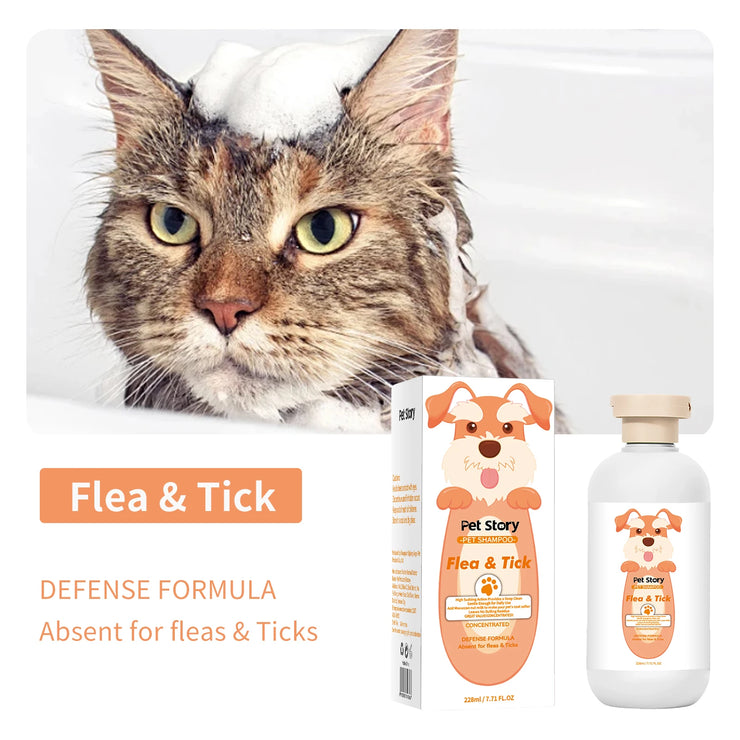 228ml PET Cleaning High Quality Safe Pet Dog Shampoo Body Wash Tender Skin Odor Removing Cleansing Petcleaning for Dogs Cats - My Store