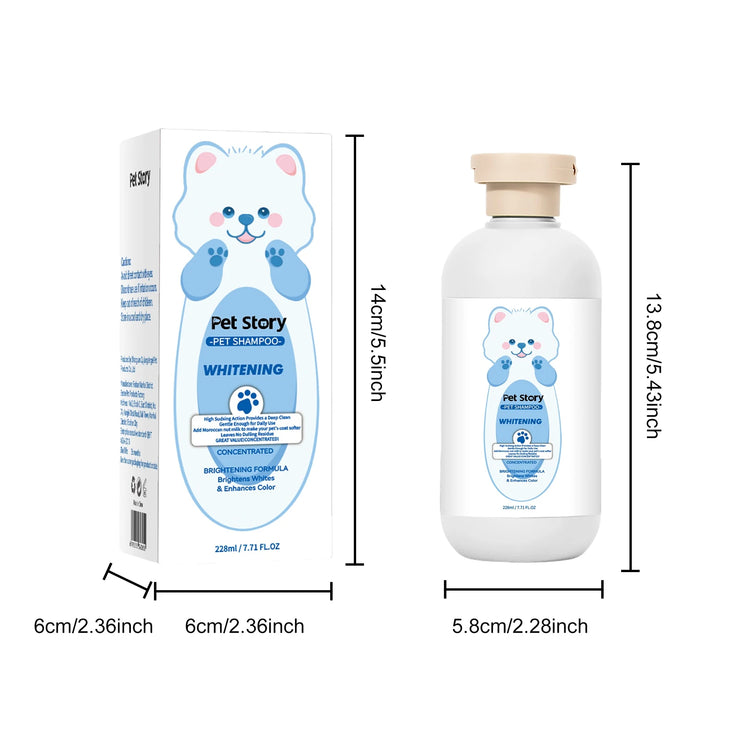 228ml PET Cleaning High Quality Safe Pet Dog Shampoo Body Wash Tender Skin Odor Removing Cleansing Petcleaning for Dogs Cats - My Store