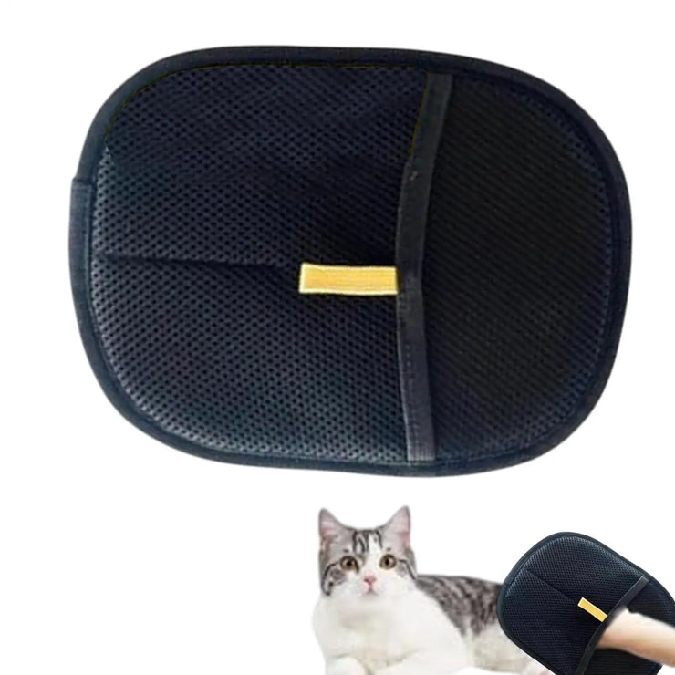 Pet Grooming Gloves Static Removal Gloves Pet Hair Double-Sided Pet Gloves for Washing Deshedding Grooming Versatile Pet Gloves - My Store