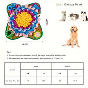 Pet Sniffing Training Mat Dogs Cats Educational Stress Relief Bite Resistant Slow Food Mat Pets Eco-friendly Training Blanket - My Store
