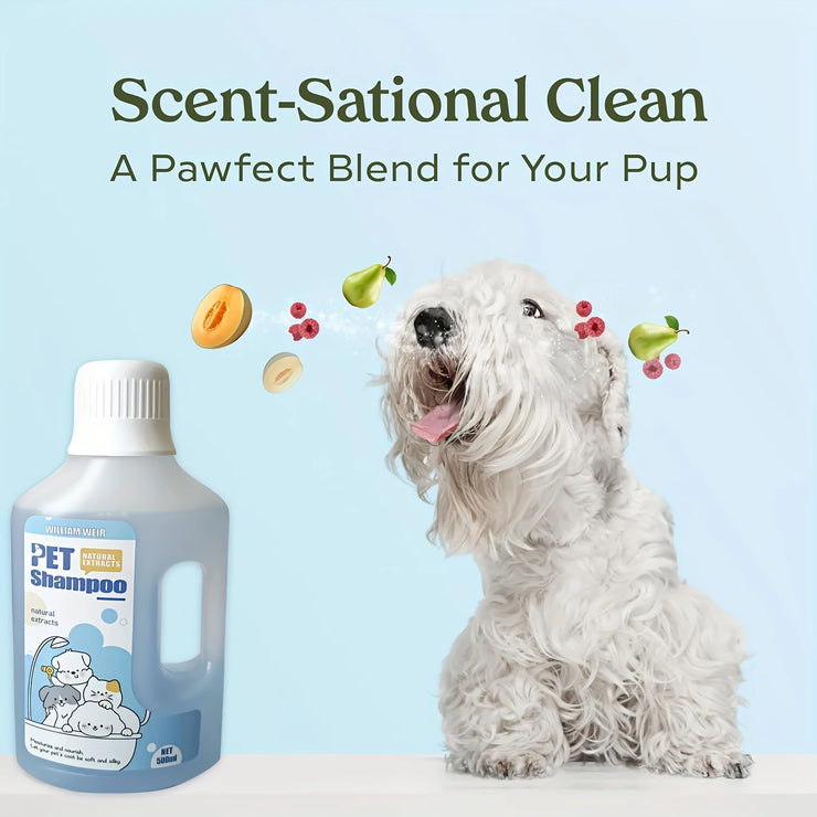 Pet Bath Gel,Pet Shampoo,Cat and Dog Bath Gel,Gentle Soothing Formula,Suitable for Cats and Dogs,Cares for Pet Hair Health,500ml - My Store