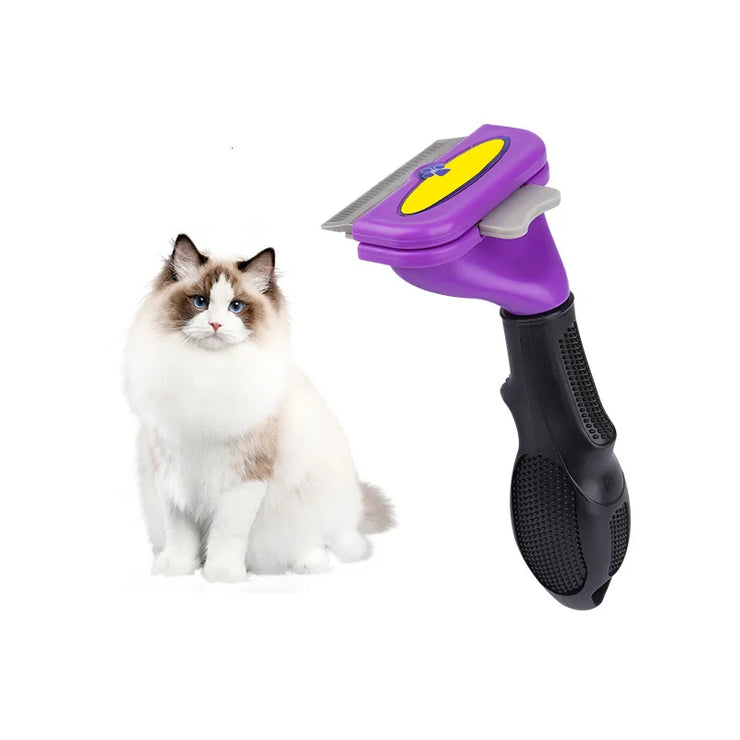 Pet Grooming Brush Pet Hair Removal Comb Cat Dog Hair Remover Brush Grooming Tool Dog Cat Hair Cleaning Combs Brush Pet Supplies - My Store