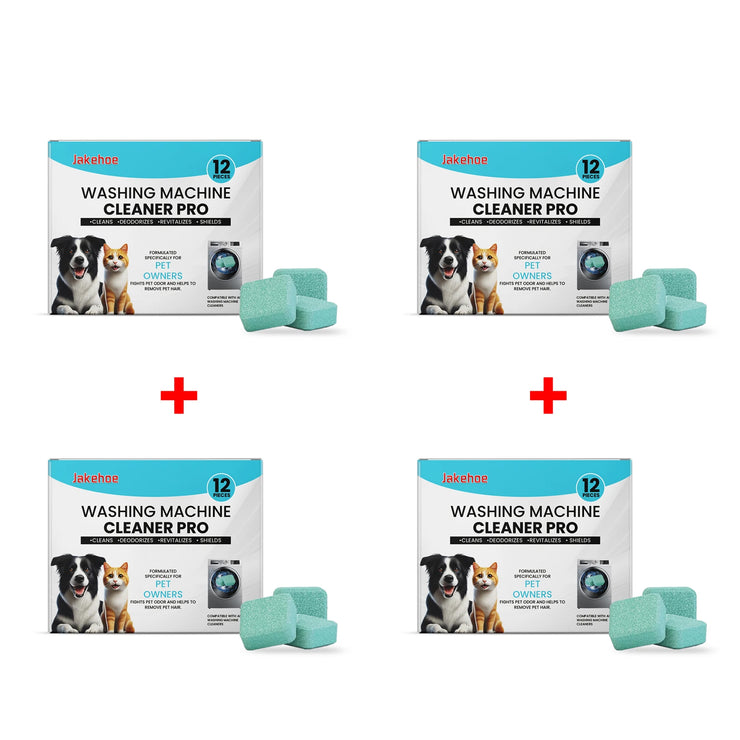Washing Machine Cleaner for Pet Owners Eliminating Pet Odors Remove Pet Hair Cleaning Washing Machine Slots Cleaning Agent 12PCS - My Store