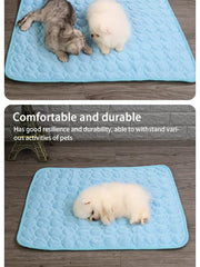 Pet Ice Mats Summer Cat Dog Sofa Nest Bed Cooling Sleeping Pad for Small Dogs Pets Durable Sofa Cooling Pad Blanket - My Store