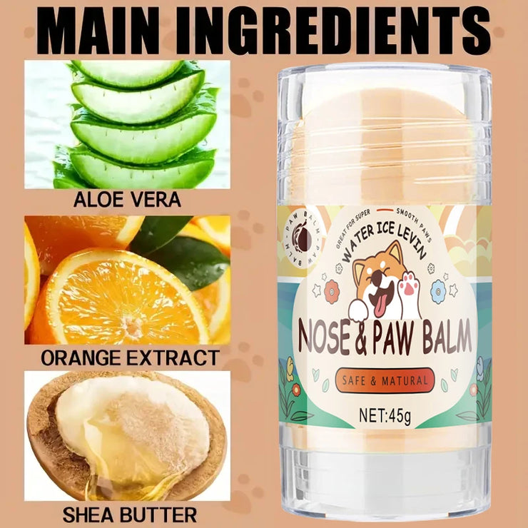 45g Pet Paw Care Cream Is Rich in Natural Plant Ingredients Such as Shea Butter, Coconut Oil and Other Are Gentle and Moisturizing, Quickly Relieves Dry Paws and Cares for Pet Paws - My Store