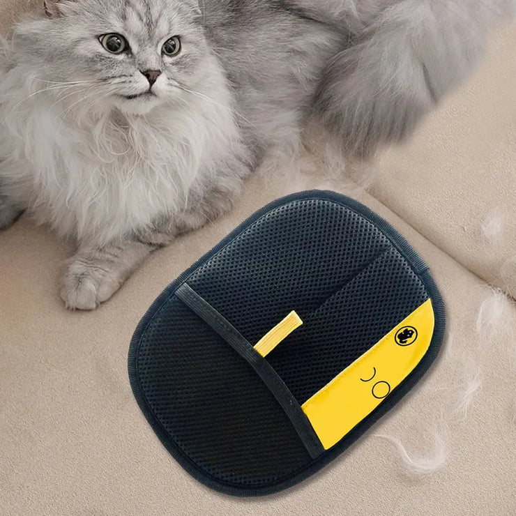 Pet Grooming Gloves Pet Hair Remover Gloves for Dog Cat Rabbit with Long/Short/Curly Hair - My Store