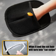 Pet Grooming Gloves Static Removal Gloves Pet Hair Double-Sided Pet Gloves for Washing Deshedding Grooming Versatile Pet Gloves - My Store
