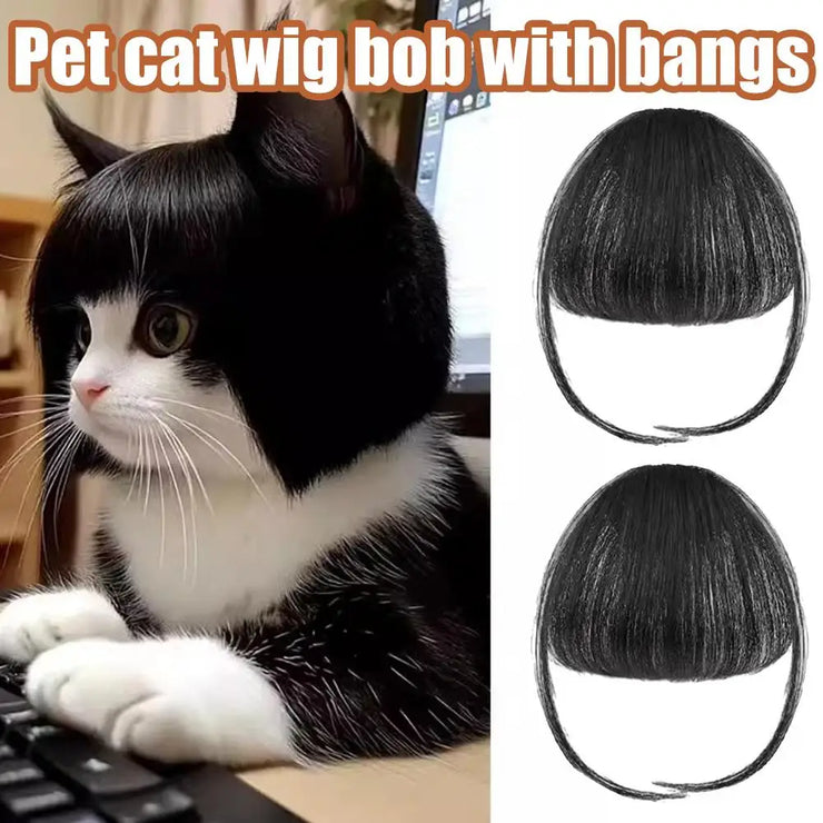 Cat Wig Accessories Dog Headdress Funny Costume Puppy Cosplay Dress Up Cute Pet Wig Cosplay Funny Props Head Accessories - My Store