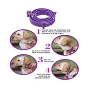 Pet Calming Collar For Cats Dogs Adjustable Anxiety Pheromone Reducing Pet Collar Lasting Natural Calm Relax Soothing Collars - My Store