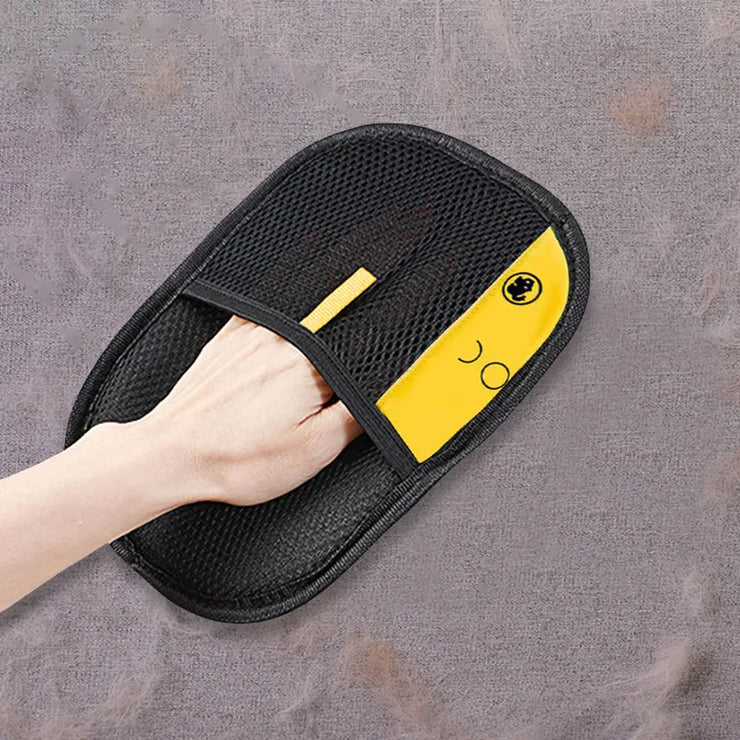 Pet Grooming Gloves Pet Hair Remover Gloves for Dog Cat Rabbit with Long/Short/Curly Hair - My Store