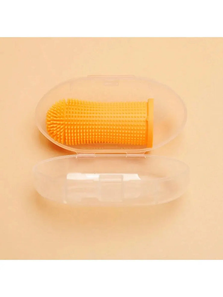 Pet Finger Toothbrush Cleaning Products for Cats and DogsOral Cleaning ToothbrushesSilicone Bristles - My Store