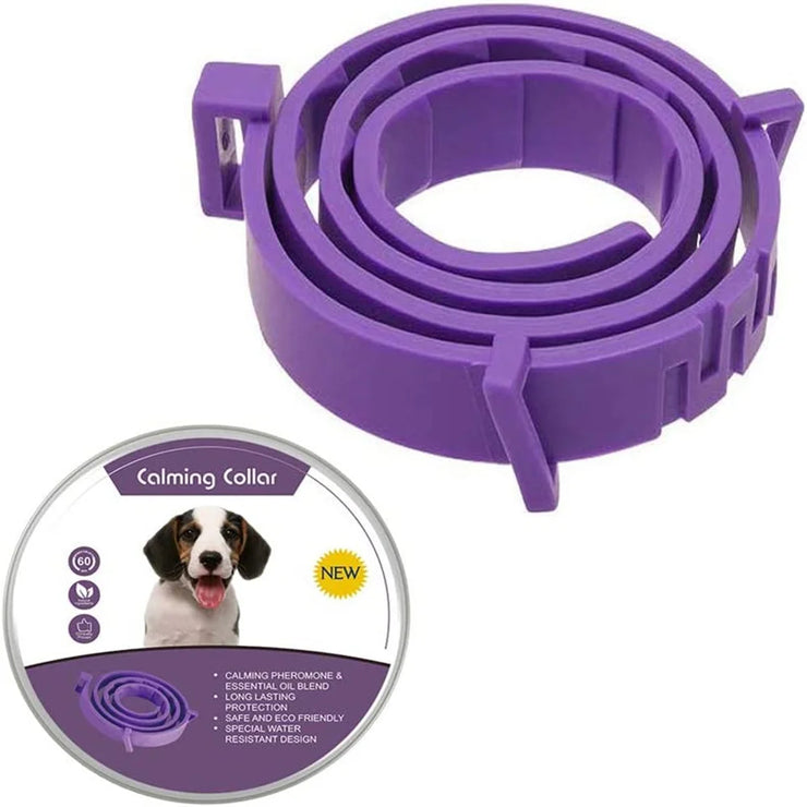 Pet Calming Collar For Cats Dogs Adjustable Anxiety Pheromone Reducing Pet Collar Lasting Natural Calm Relax Soothing Collars - My Store