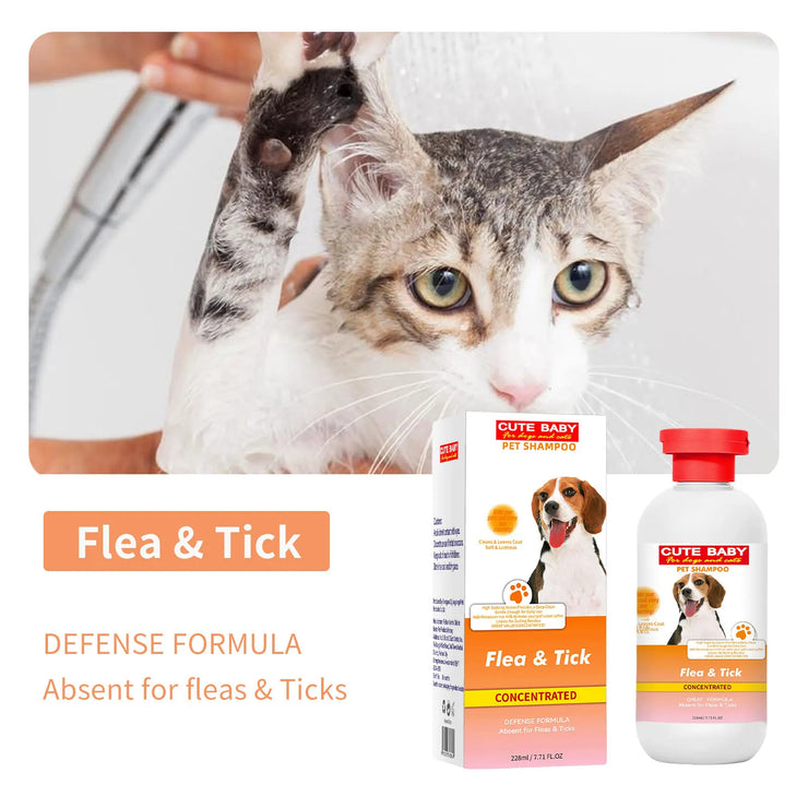 228ml PET Cleaning High Quality Safe Pet Dog Shampoo Body Wash Tender Skin Odor Removing Cleansing Petcleaning for Dogs Cats - My Store
