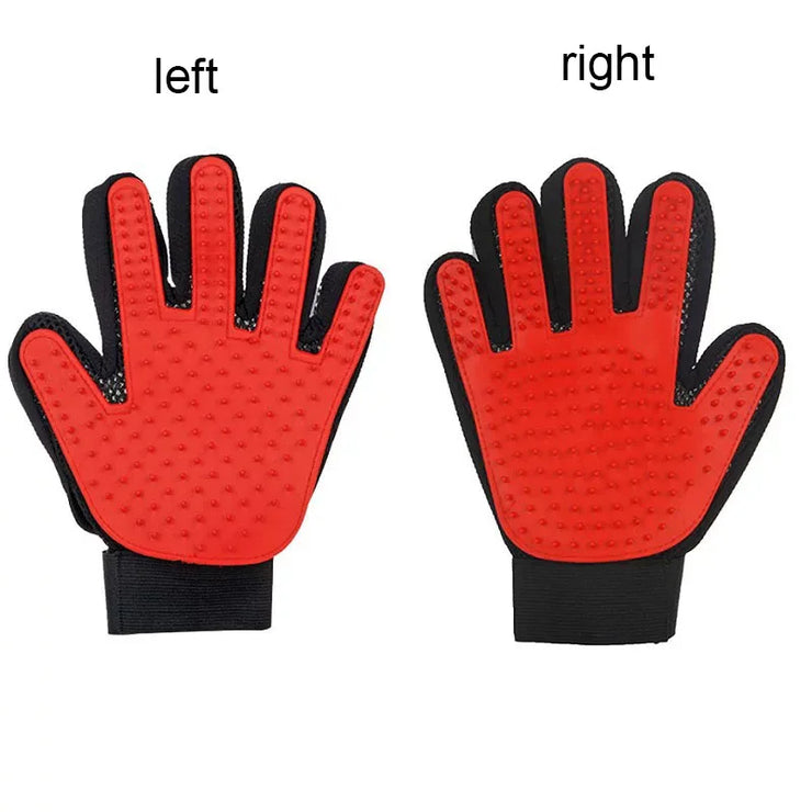Pet Hair Glove Comb Pet Dog Cat Grooming Cleaning Glove Deshedding Hair remover Massage Brush Animal Supplies Cat Accessoies - My Store