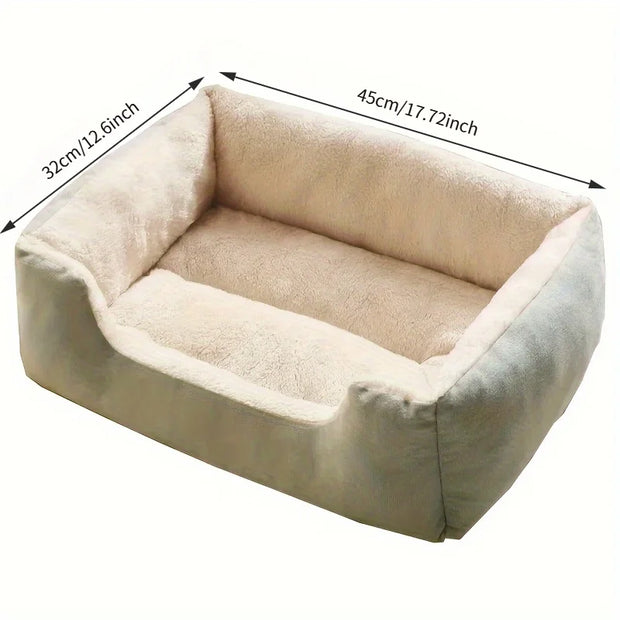 Comfortable Plush Pet Sofa Bed, Dog Bed, Cat Bed, Year-round Warm Shelter, Suitable for Scenarios: Bedroom, Living Room, Balcony - My Store