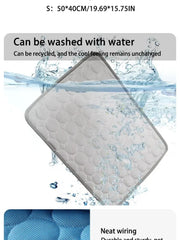 Pet Ice Mats Summer Cat Dog Sofa Nest Bed Cooling Sleeping Pad for Small Dogs Pets Durable Sofa Cooling Pad Blanket - My Store