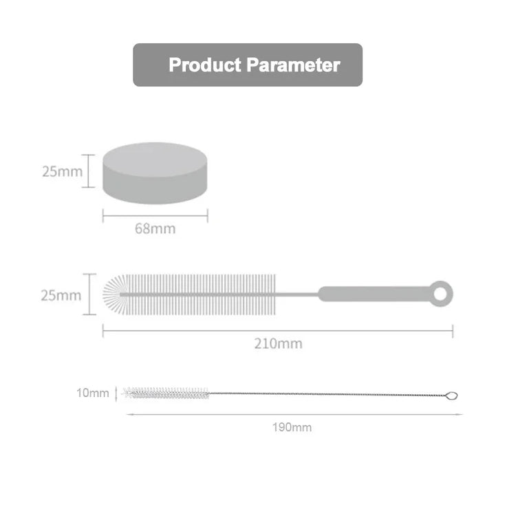 Cleaning Brush Set Pet Cat Drinking for Fountain Water Submersible Pump Pipe Tube Bottle Cup Cleaner Tools - My Store