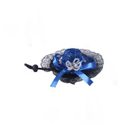 Pet Accessories Adjustable Pet Halloween Hat British Style Sequin Cat Lace Hat Elastic Band Pet Decorative Hat Pet Party - My Store