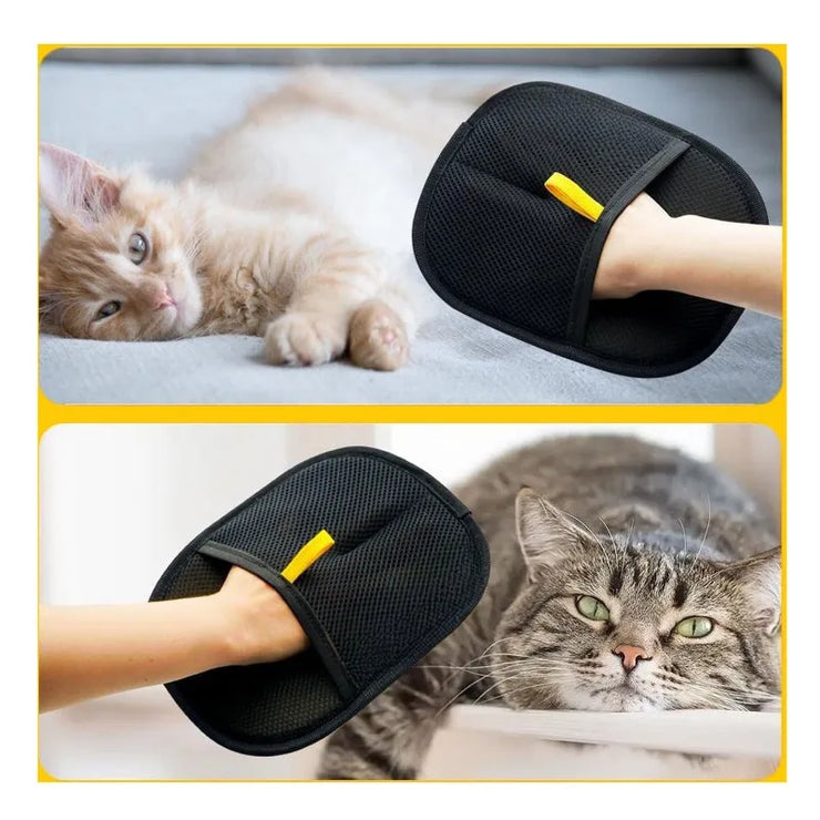 Pet Grooming Gloves Pet Hair Remover Brush Kitten Cleaning Glove Removing Dog Cat Hair From Sofa Carpet Clothes Pet Supplies﻿ ﻿ - My Store