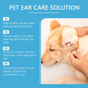 Pet Ear Cleaning Drops Softens Earwax Reduce Redness Swelling Itching Removes Odor Cleansing Dirt Soothing Pet Ear Care Solution - My Store