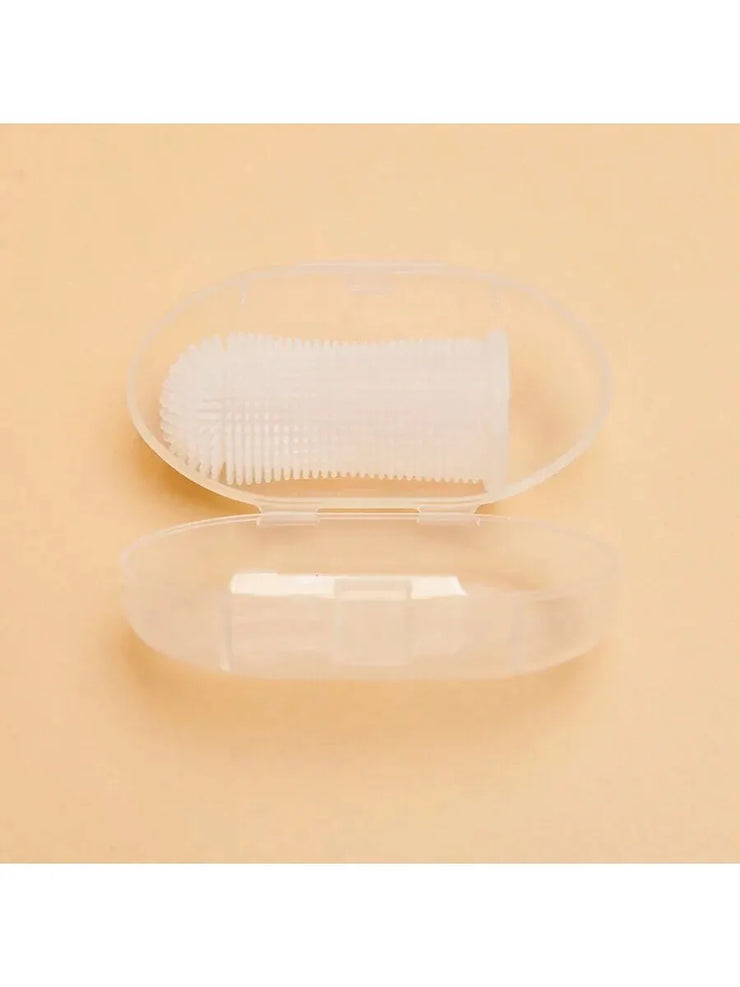 Pet Finger Toothbrush Cleaning Products for Cats and DogsOral Cleaning ToothbrushesSilicone Bristles - My Store