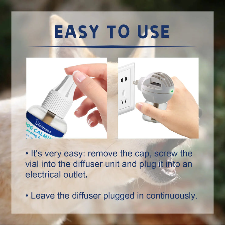 Pet Calming Liquid Dog Emotions Relief Noise Reduction Train Anti Anxiety Fighting Calming Diffuser Manage Cat Calm down Fluid - My Store